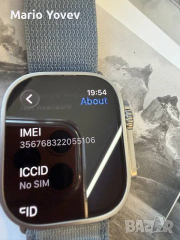 Apple Watch Ultra 3 Natural Titan
Alpine Loop ГАРАНЦИЯ, снимка 4 - Смарт часовници - 55257128
