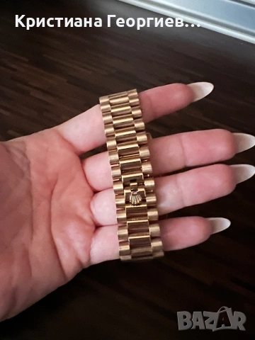 Rolex rose gold дамски часовник, снимка 5 - Дамски - 54011496