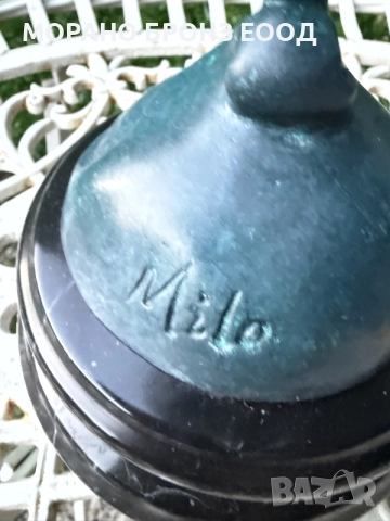 Колекционерска бронзова статуетка „Milo“ – 100% бронз и мрамор, 4.7 кг, снимка 5 - Антикварни и старинни предмети - 55578797