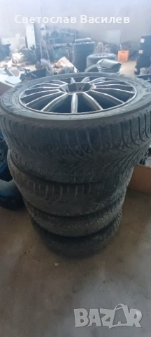Джанти с гуми Michelin 235/55 R18 за Audi A8 – комплект, снимка 5 - Гуми и джанти - 54135315