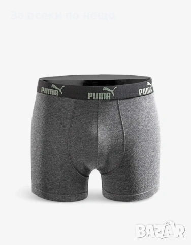 PUMA 3-Packs Boxer Shorts Green/Black Мъжки Боксерки - Различни Цветове Код P2432, снимка 3 - Бельо - 54423467