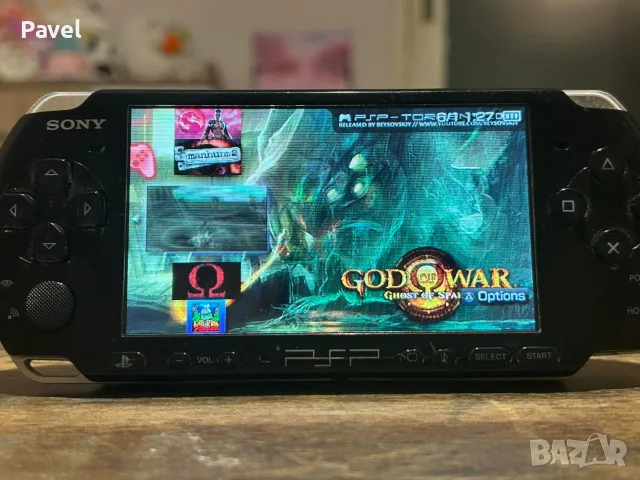 SONY PSP ПСП 3004 + 64GB + 230 игри Продава ce Sony PSP 3004 Black, снимка 4 - PlayStation конзоли - 55545102
