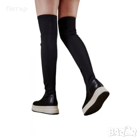 КЕЦОВЕ С ЧОРАП BLACK LUCY, снимка 2 - Маратонки - 54309614