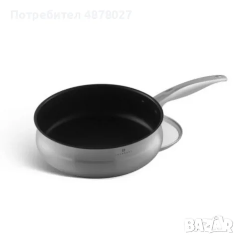 Комплект EDENBERG EB-2420M от 12части - неръждаема стомана с многослойно дъно за бързо и равномерно , снимка 2 - Съдове за готвене - 55443691