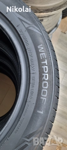 Летни гуми NOKIAN 215/55R17 98W XL Wetproof 1 DOT 49/23 г, снимка 4 - Гуми и джанти - 53949487