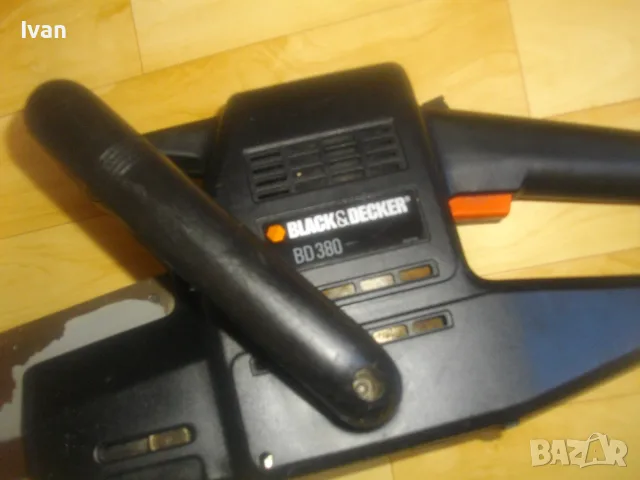 ЕЛ. ТРИОН РЕЗАЧКА ЗА ТУХЛИ ГАЗОБЕТОН И ДЪРВА С НОЖ ЗА YTONG ПОЧТИ НОВ BLACK DECKER BD 380 НЕМСКИ , снимка 7 - Други инструменти - 55694745