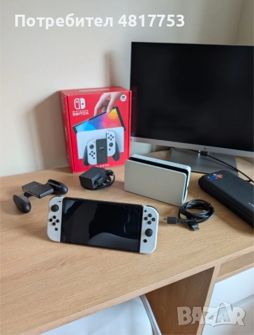 Nintendo Switch OLED, снимка 2 - Nintendo конзоли - 54423177