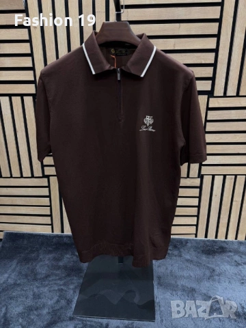 Тениски с яка Loro Piana/Boss‼️, снимка 5 - Тениски - 54354030