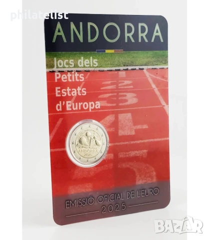 Андора 2025 - 2 евро - Игри на малките държави в Европа BU