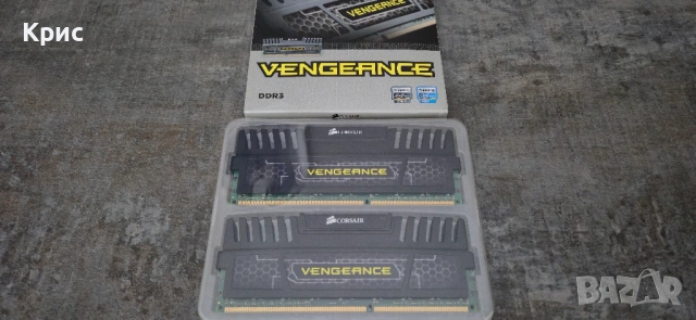Продавам рам памет Corsair VENGEANCE 16GB (2x8GB) DDR3, снимка 2 - RAM памет - 54411084