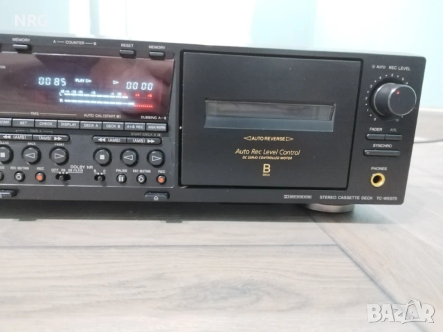 Sony TC-WE675 Dual cassette deck, снимка 7 - Декове - 54370761