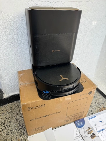 Прахосмукачка Робот + Автоматична Станция ECOVACS Deebot X9 Pro OMNI за Сухо и Мокро, 16600Pa, AI!