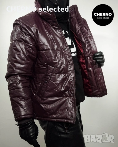 H&M x EDITION BY JOHN BOYEGA 2-в-1 мъжко пуфер яке • елек от еко кожа – лимитирана серия – L•XL, снимка 6 - Якета - 54031813