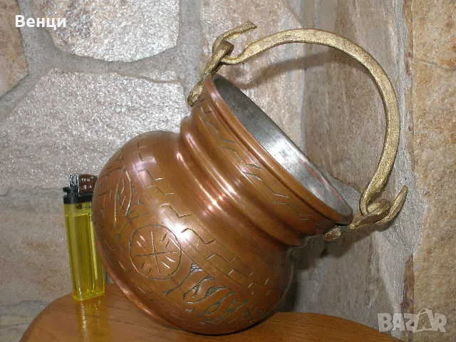 Медно Менче Котле, снимка 12 - Антикварни и старинни предмети - 55403755