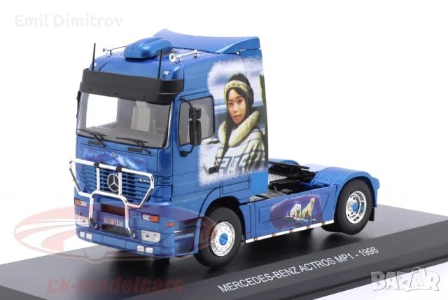 Умален модел на Mercedes-Benz Actros MP1 в мащаб 1:43