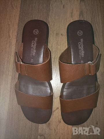 Чехли от естествена кожа , снимка 3 - Чехли - 54234450