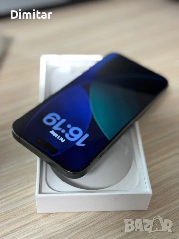 Apple iPhone 15 Pro Black Titanium 256GB 100% Battery ГАРАНЦИЯ, снимка 2 - Apple iPhone - 54380532