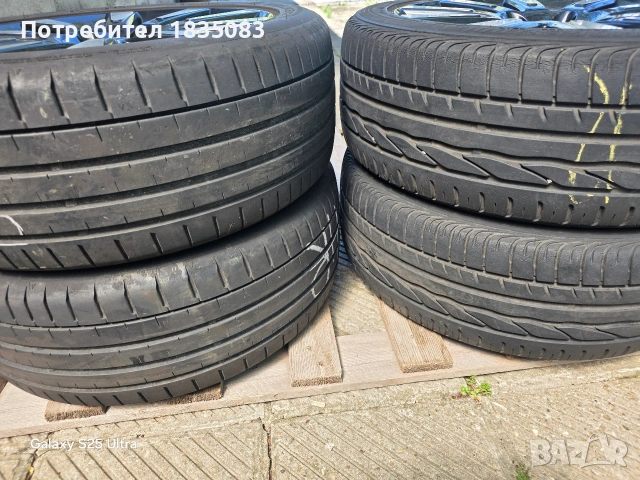 Лети джанти 17ки 5х108 Ford + летни гуми 225/45/17, снимка 10 - Гуми и джанти - 54502281
