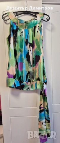 Лятна многоцветна блуза, снимка 2 - Тениски - 54240243