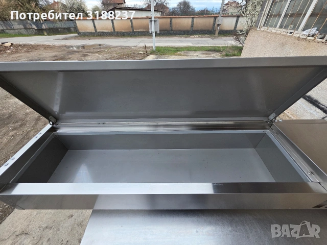 Немска хладилна вана за студени гарнитури и салати, снимка 13 - Хладилни витрини и фризери - 54041909