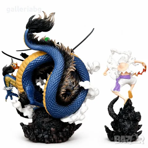 One Piece диорама Луфи (Luffy) Gear 5 и Зоро (Zoro) срещу Кайдо, снимка 2 - Колекции - 55642195
