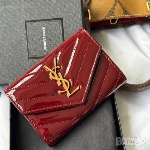 Saint Laurent Monogram Small Envelope Wallet , снимка 4 - Портфейли, портмонета - 55417589