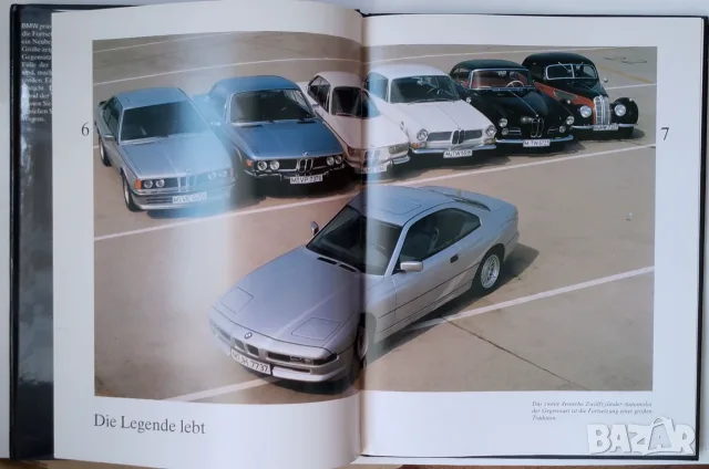 Книга брошура списание каталог за BMW 850 i на немски език БМВ 8er Series, снимка 4 - Колекции - 55503103