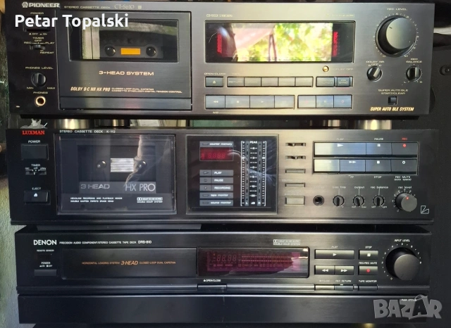 PIONEER CT-S610,LUXMAN K-112,DENON DRS-810
