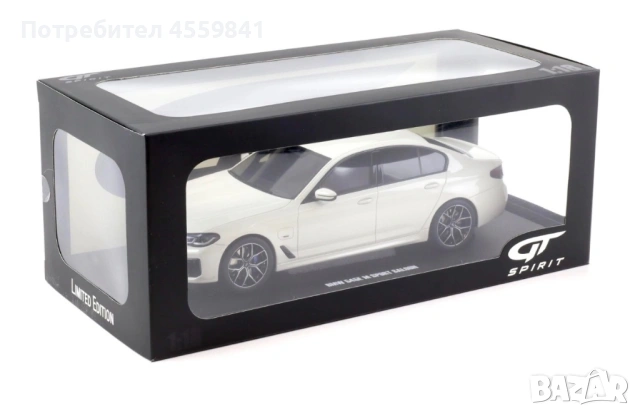 НОВ 1:18 BMW 545E xDrive Limousine M-Sport LCI G30, снимка 4 - Колекции - 54905261