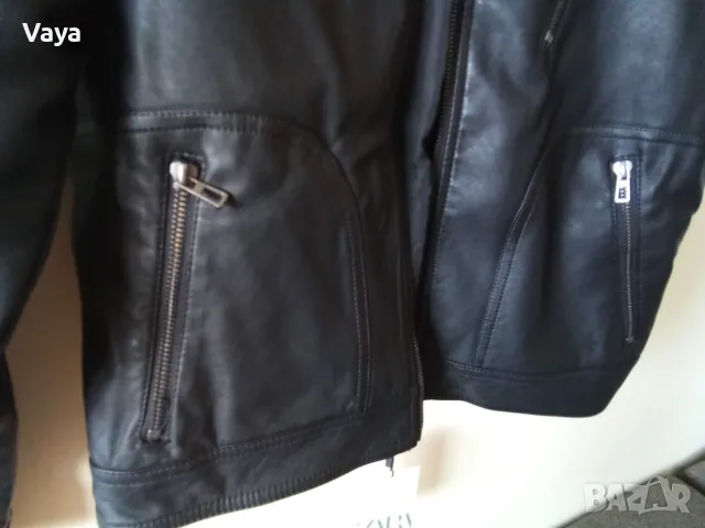 Детско кожено яке Zara, р-р 140, снимка 4 - Детски якета и елеци - 55354916