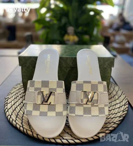 Louis Vuitton Нови Дамски Чехли Луи Витон Различни Цветове , снимка 3 - Чехли - 55329797