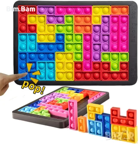Забавна игра със строителни блокчета / Block Building Game / Play Create - 27 части 