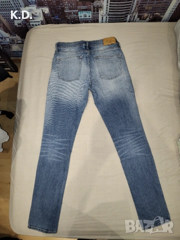 Мъжки светлосини дънки H&M, снимка 2 - Дънки - 54383957
