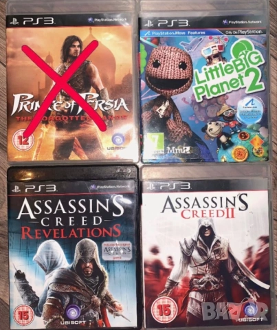Игри за PS3 / PlayStation3 - Assassin’s Creed, LittleBigPlanet, Prince of Persia - като нови