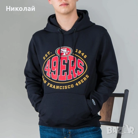 BOSS NFL San Francisco суитшарт, снимка 7 - Спортни дрехи, екипи - 54585247