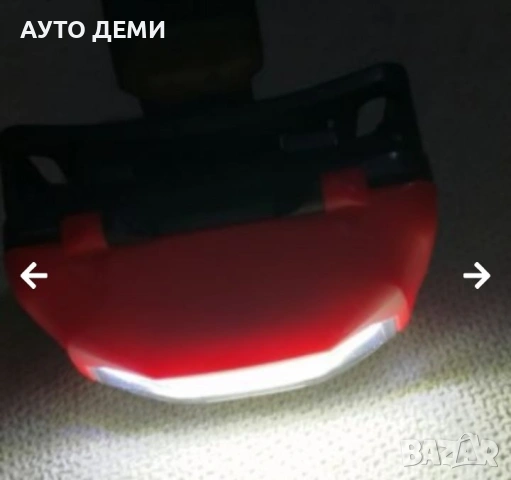 Диоден Фар с бяла предна светлина и червени странични светлини за велосипед колело, снимка 16 - Аксесоари за велосипеди - 33524151