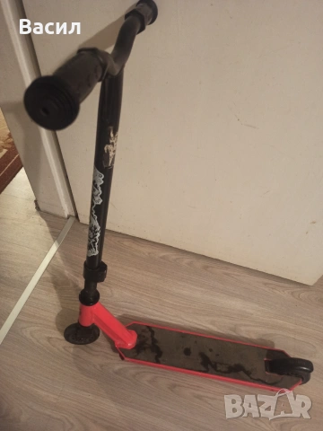 тротинетка за фрийстайл и трикове (stunt scooter), модел Oxelo MF100, снимка 4 - Скейтборд, ховърборд, уейвборд - 55093536