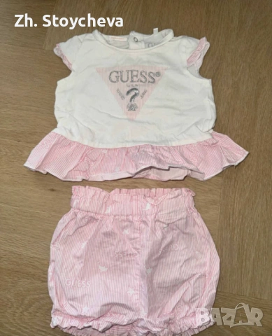 Бебешки комплект GUESS , снимка 2 - Комплекти за бебе - 54392243