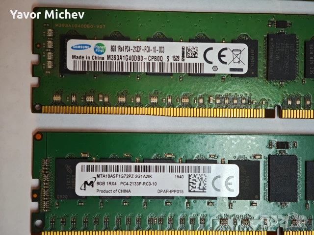 Оригинален комплект 48GB (6x8GB) DDR4 ECC REG памет HP SmartMemory 2133MHz, снимка 3 - RAM памет - 55239393