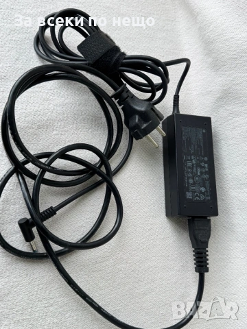 Оригинално зарядно за лаптоп HP 19.5V 3.33A Синя букса , зарядно hp, снимка 6 - Кабели и адаптери - 54498616