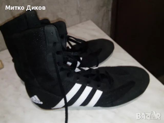 Адидас нови маркови маратонки боксови и бойни спортови №41 и 1/3 US 8 UK 7.5 26см, снимка 4 - Бокс - 55603812