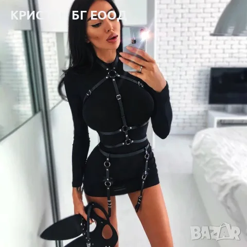 Кожен харнес KRISTAN STAR S XXL, снимка 6 - Колани - 55664294