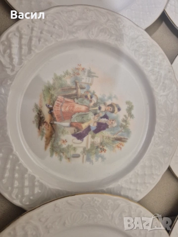 ПОРЦЕЛАНОВИ ЧИНИИ ЗА ДЕСЕРТ 6 БР, снимка 2 - Други ценни предмети - 54149777