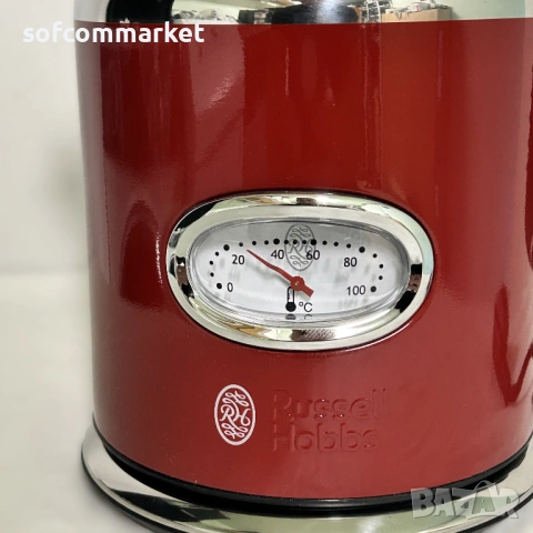  Кана за вода Russell Hobbs Retro Ribbon Red 21670-70 в Ретро стил , снимка 5 - Кани - 54689332