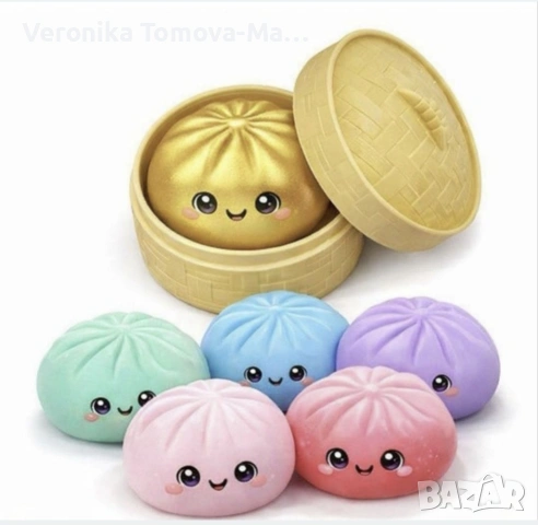 Squishy dumpling различни цветове , снимка 2 - Пластелини, моделини и пясъци - 54703022