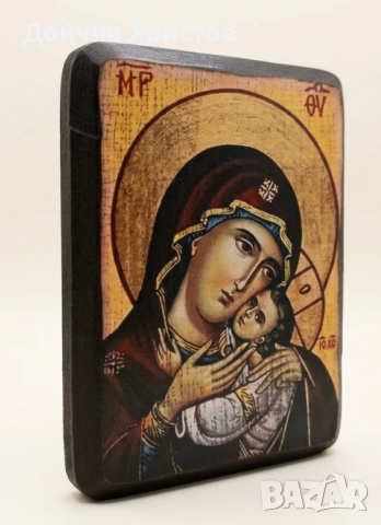 Богородица с младенеца , снимка 2 - Икони - 54733446