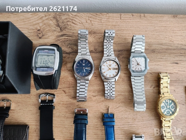 Лот от часовници Seiko 5 Kenneth Cole Casio Guess Swatch Sekonda, снимка 2 - Мъжки - 55428699