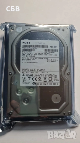 Твърд Диск HGST Ultrastar 7K4000 (модел: HUS724040ALA640) 
