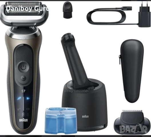 BRAUN Series 7 72-C7200cc електрическа самобръсначка с почистваща и зарядна станция