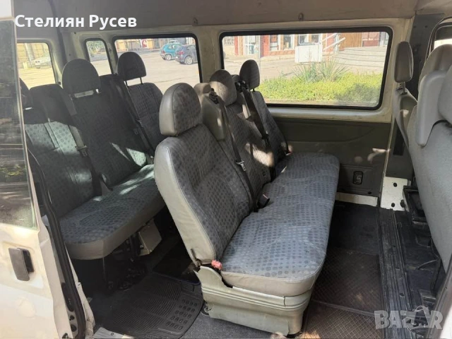 ford transit 2.2tdci 110кс / климатик / 8+1 пътнически / Германия - цена 6 500 евро кара се с Б кате, снимка 6 - Бусове и автобуси - 54892074